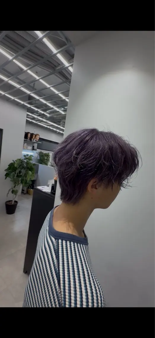 ショート カット ヘアカラー トリートメント 吉野 悠斗のヘアスタイル