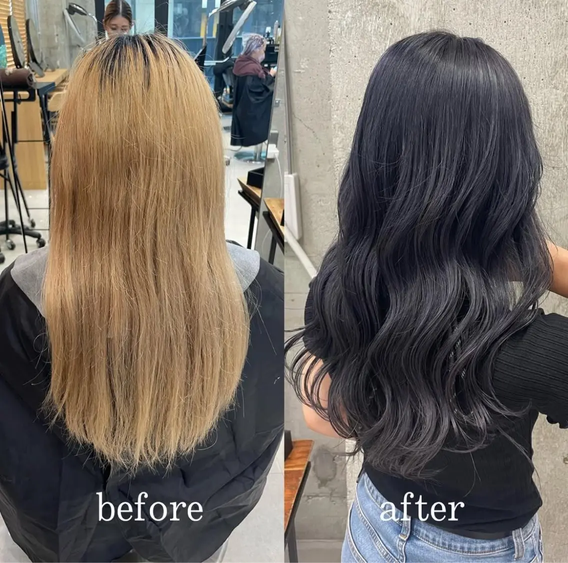ロング カラー ブリーチ ヘアカラー ♡ハイライトカラー shinri♡のヘアスタイル