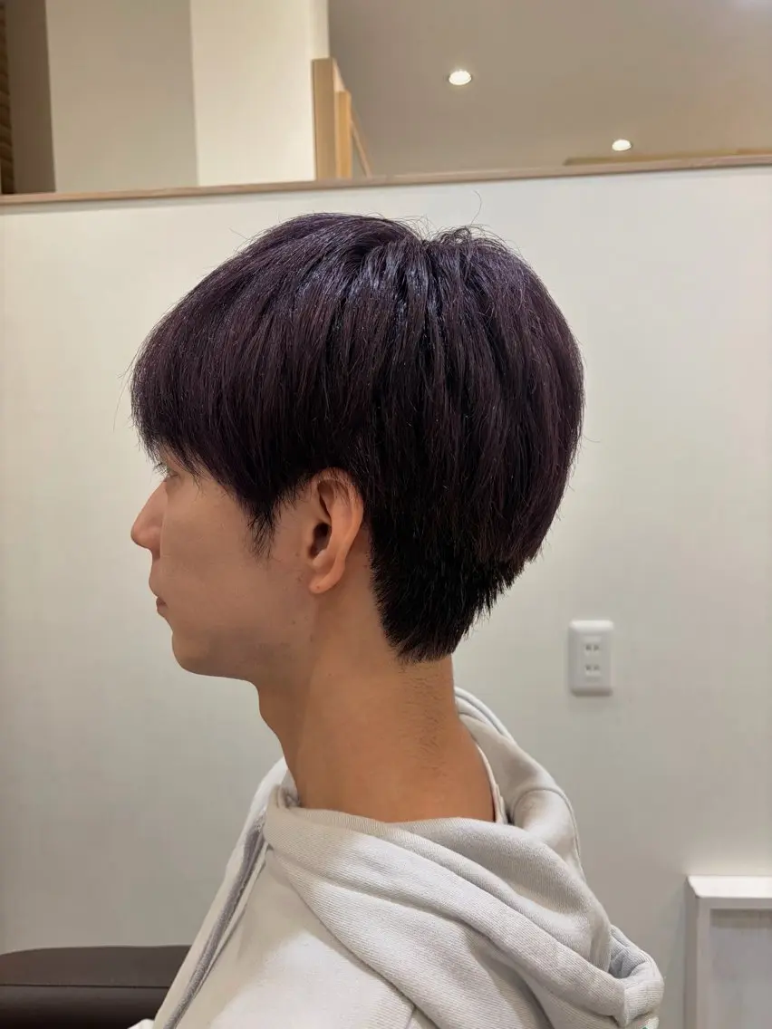 メンズ カット ヘアカラー トリートメント 畠野Hatano /メンズ/ボブのヘアスタイル