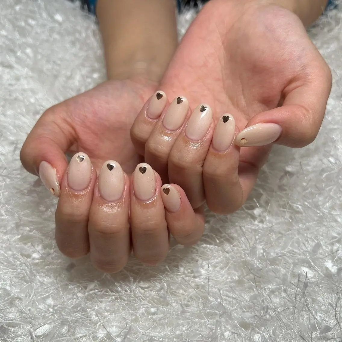 ネイル 長さ出し ジェルネイル グラデーション 韓国ネイル マグネットネイル ハンドネイル Nail&eye Belire 新宿のネイルデザイン