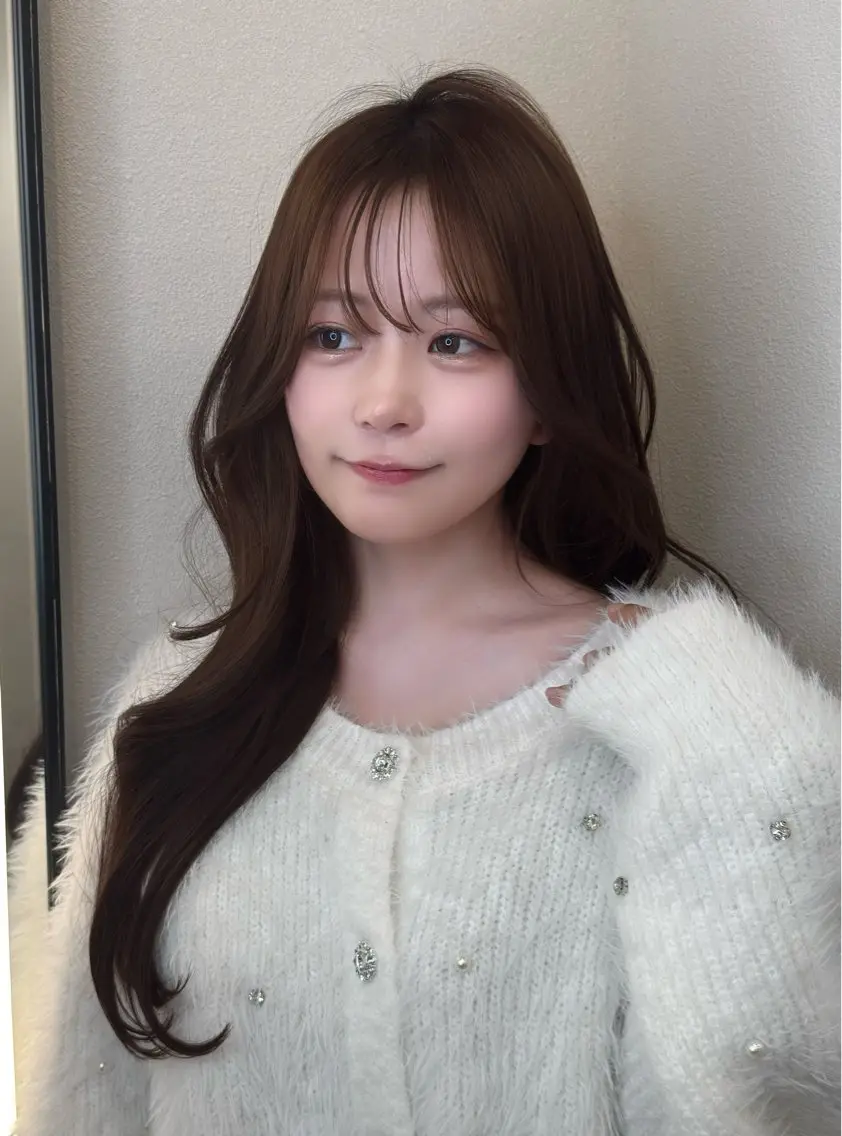 【🍒ご新規様平日限定🧚🏻】透明感カラー+1stepトリートメント🫧🫧の写真