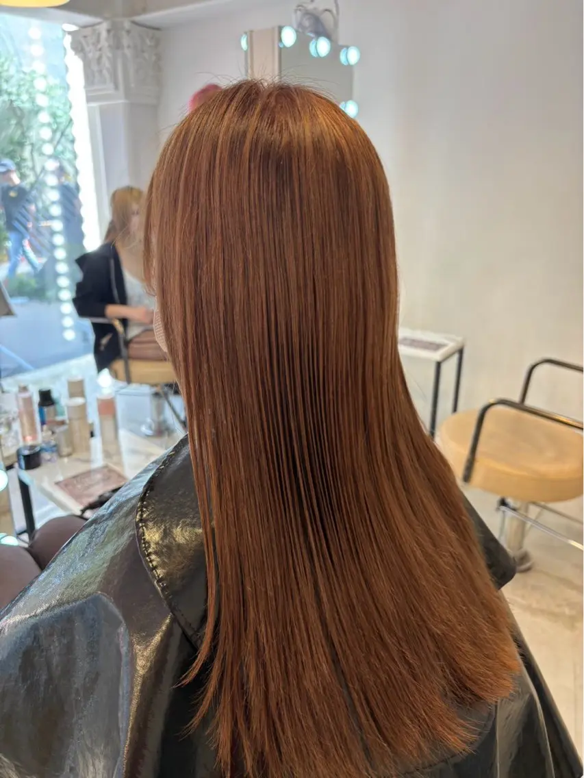 ロング カラー ﾌｸﾀﾞ ﾚﾝのヘアスタイル