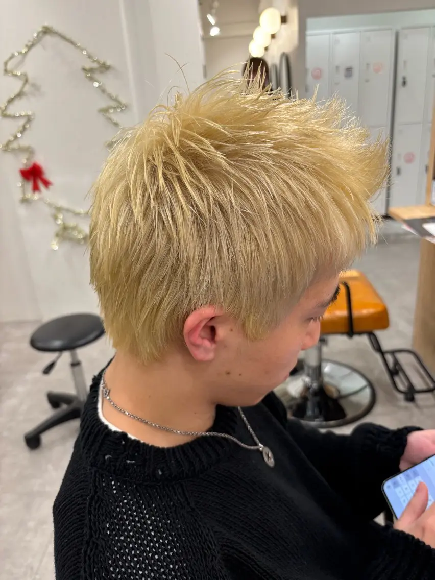 カラー メンズ カット ヘアカラー トリートメント ❄️中野侑香❄️ ハイライト/ブリーチのヘアスタイル