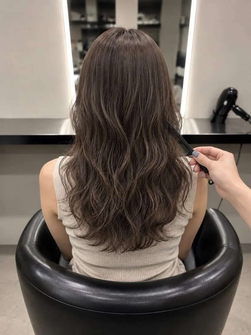 ミディアム カラー 🌈ウルトワ水素 髪質改善naru🌈のヘアスタイル