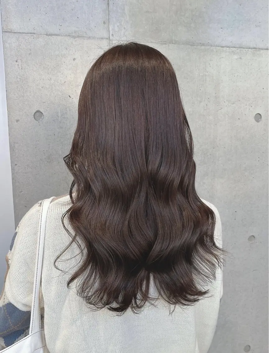 ロング カラー カット ヘアカラー トリートメント 🌫️大人韓国ヘア 🌫️naoyaのヘアスタイル