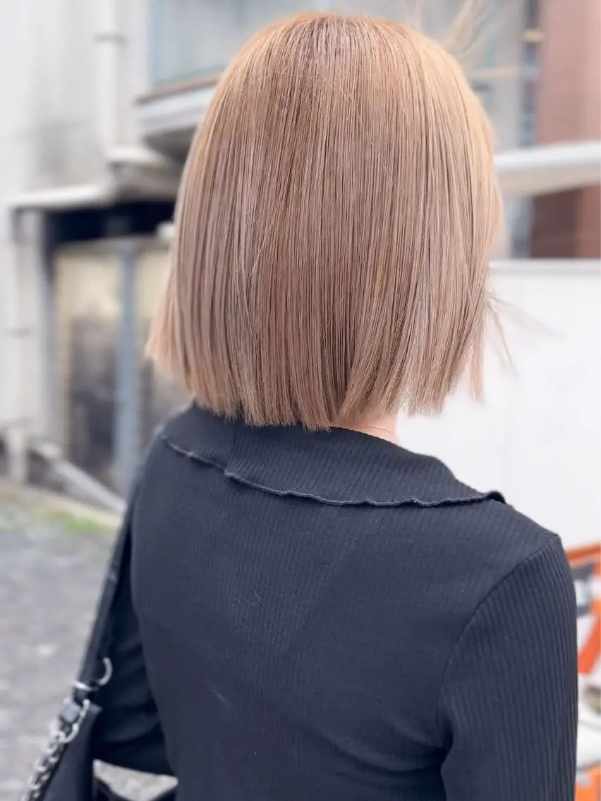 ショート カラー グレージュ ミルクティーグレージュ トリートメント Chic シックのその他イメージ