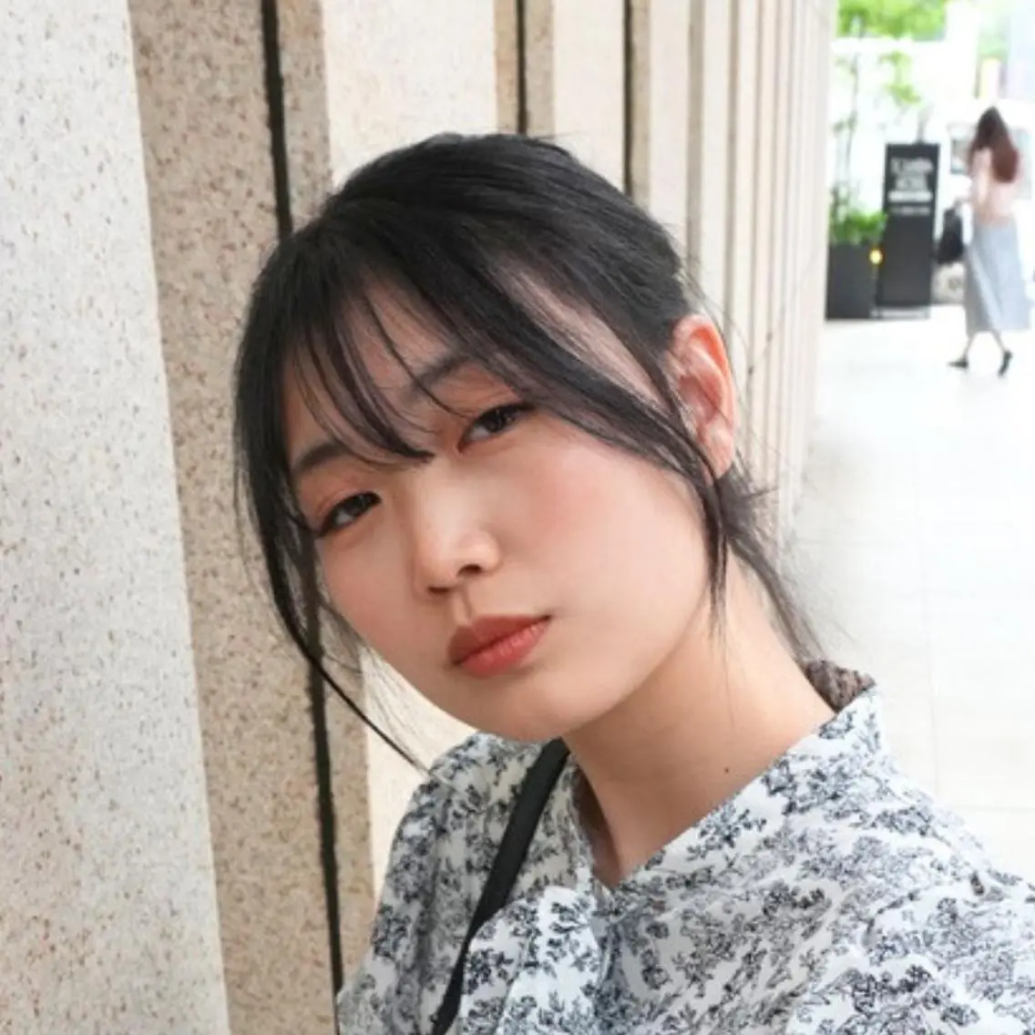 セミロング ヘアアレンジ シースルーバング 小顔カット ❇️安達 優心❇️ レイヤー/艶髪特化のヘアスタイル