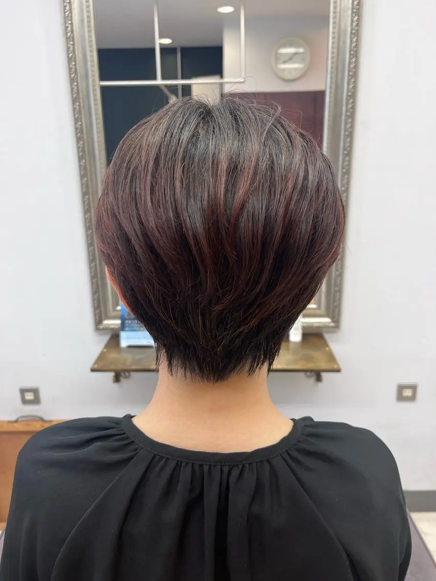 ショート カラー パーマ 産休の為お休みです! 小島凜のヘアスタイル
