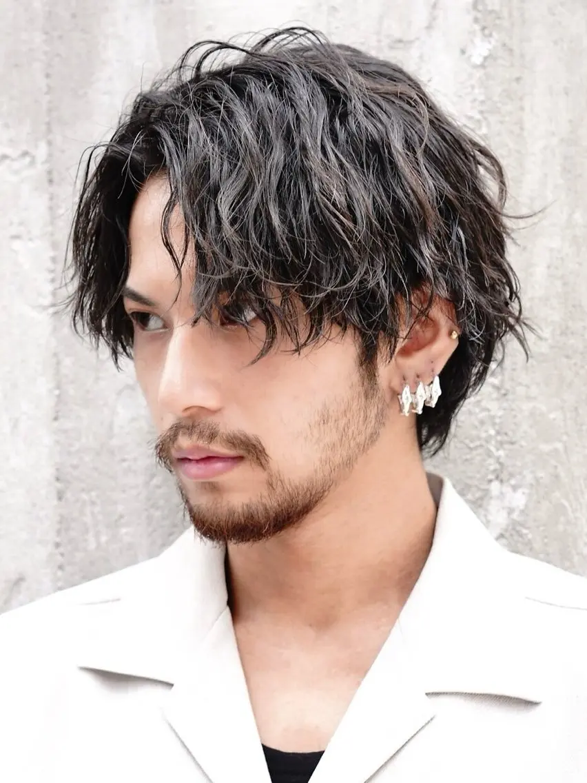 men'sツイストスパイラルパーマ🌀の写真