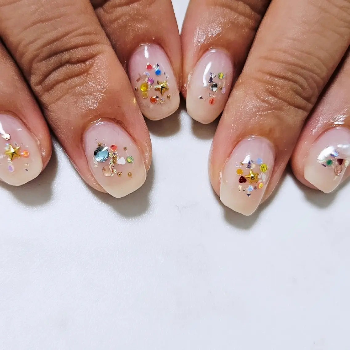 ネイル ハンドネイル shellnail さなえのネイルデザイン