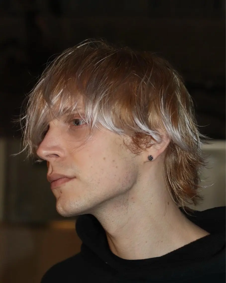 カラー メンズ ヘアカラー 浅岡 昭汰のヘアスタイル