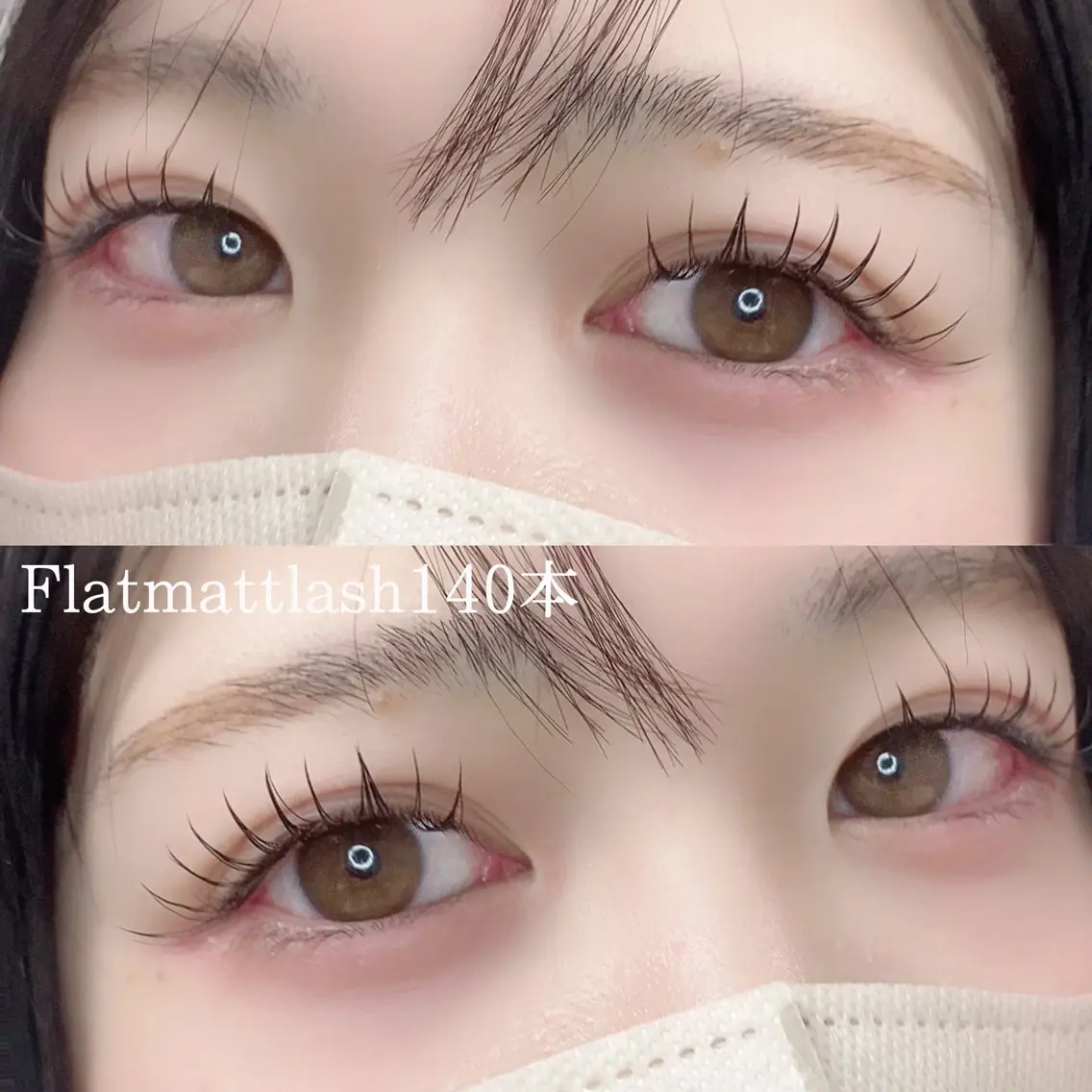 マツエク・マツパ フラットラッシュ eyelash "Koa"🕊🤎のマツエク・マツパデザイン