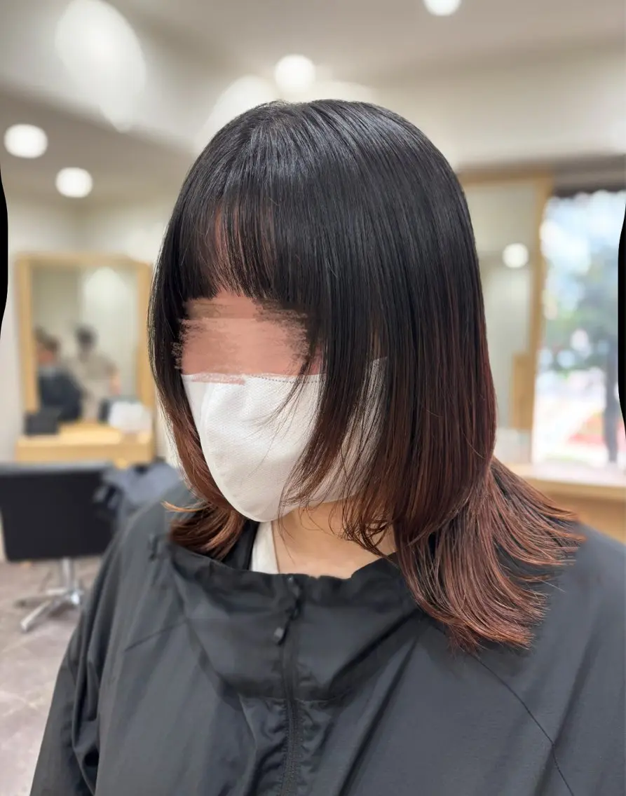ミディアム ウルフカット カット (kakko) ayumiのヘアスタイル