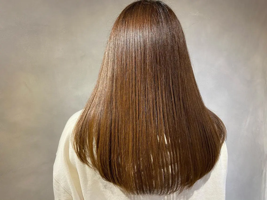 ロング カラー トリートメント 酸熱トリートメント カット ヘアカラー トリートメント 縮毛矯正/髪質改善 🌷あかおのヘアスタイル