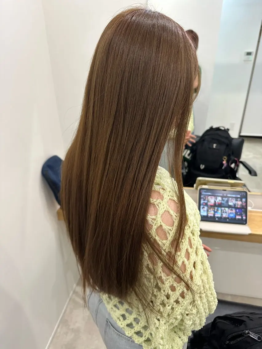 ロング カラー ヘアカラー トリートメント レイヤー/ナチュラル 💐nao.のヘアスタイル