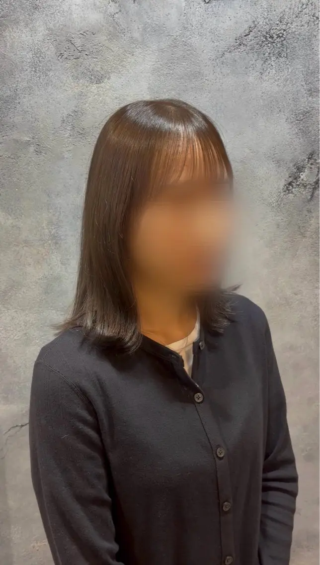 ミディアム カット ヘアカラー éme.山口平井店 /yu-kiのヘアスタイル