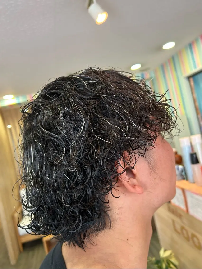 メンズ マツエク・マツパ メンズパーマ カット パーマ 西院LOOP sayakaのヘアスタイル