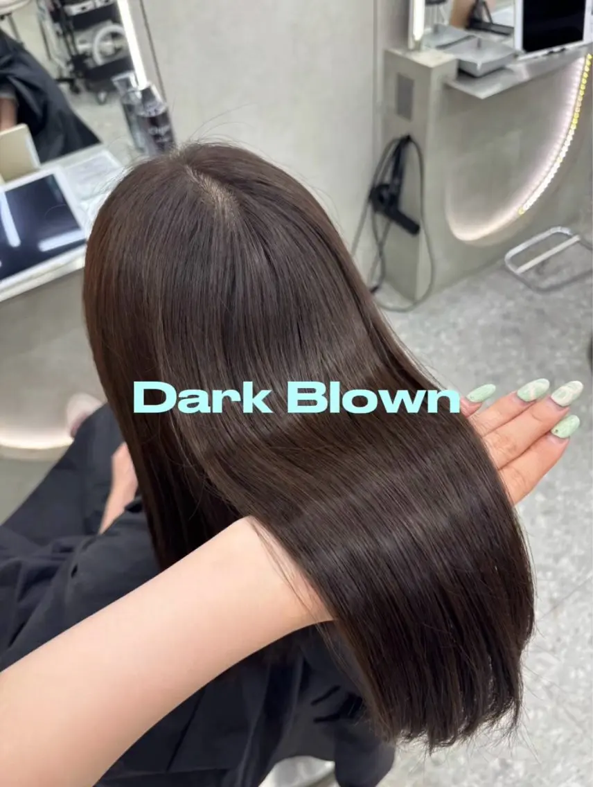 ミディアム ヘアカラー トリートメント mao 福岡美容師/韓国ヘアのヘアスタイル