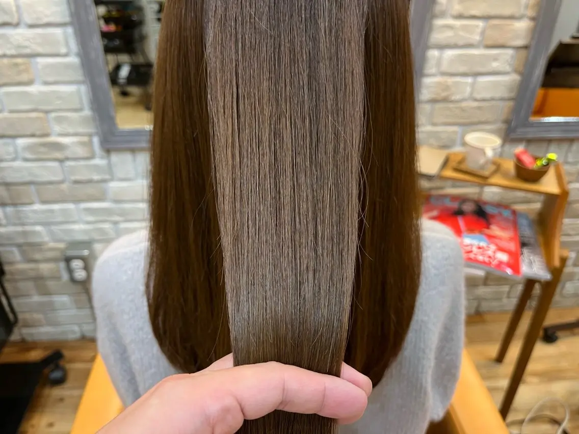 ロング 卒業式のヘアスタイル 縮毛矯正 トリートメント 増田 晃大のヘアスタイル