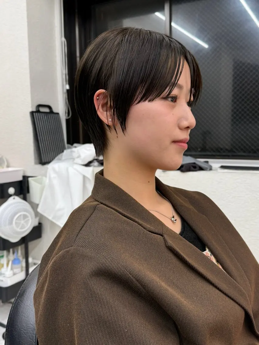 ショート ショートヘア ショートカット 塚本航のヘアスタイル