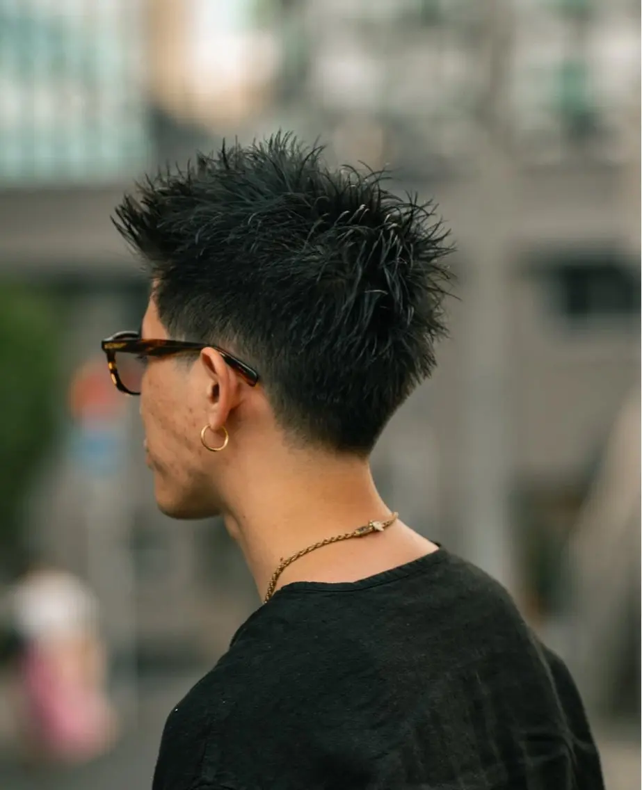 メンズ スパイキーショート メンズ特化🔥 颯太のヘアスタイル