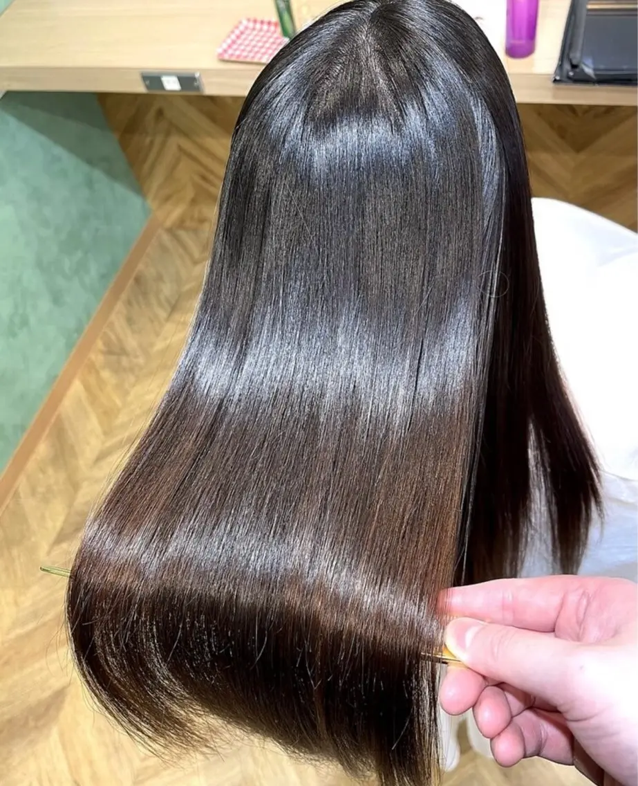 セミロング 縮毛矯正 上板橋駅から徒歩2分 /モデル募集中！のヘアスタイル