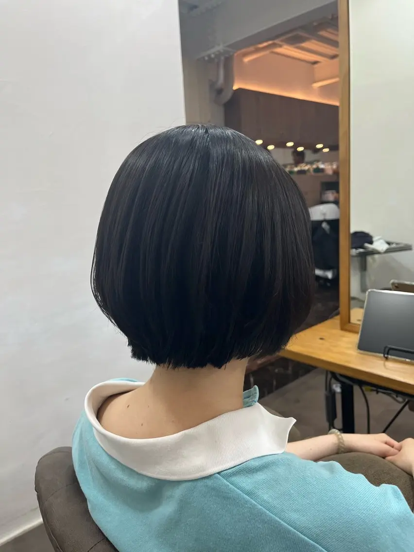 ショート カット 縮毛矯正🌟カラー╱ ╱いいじまのヘアスタイル