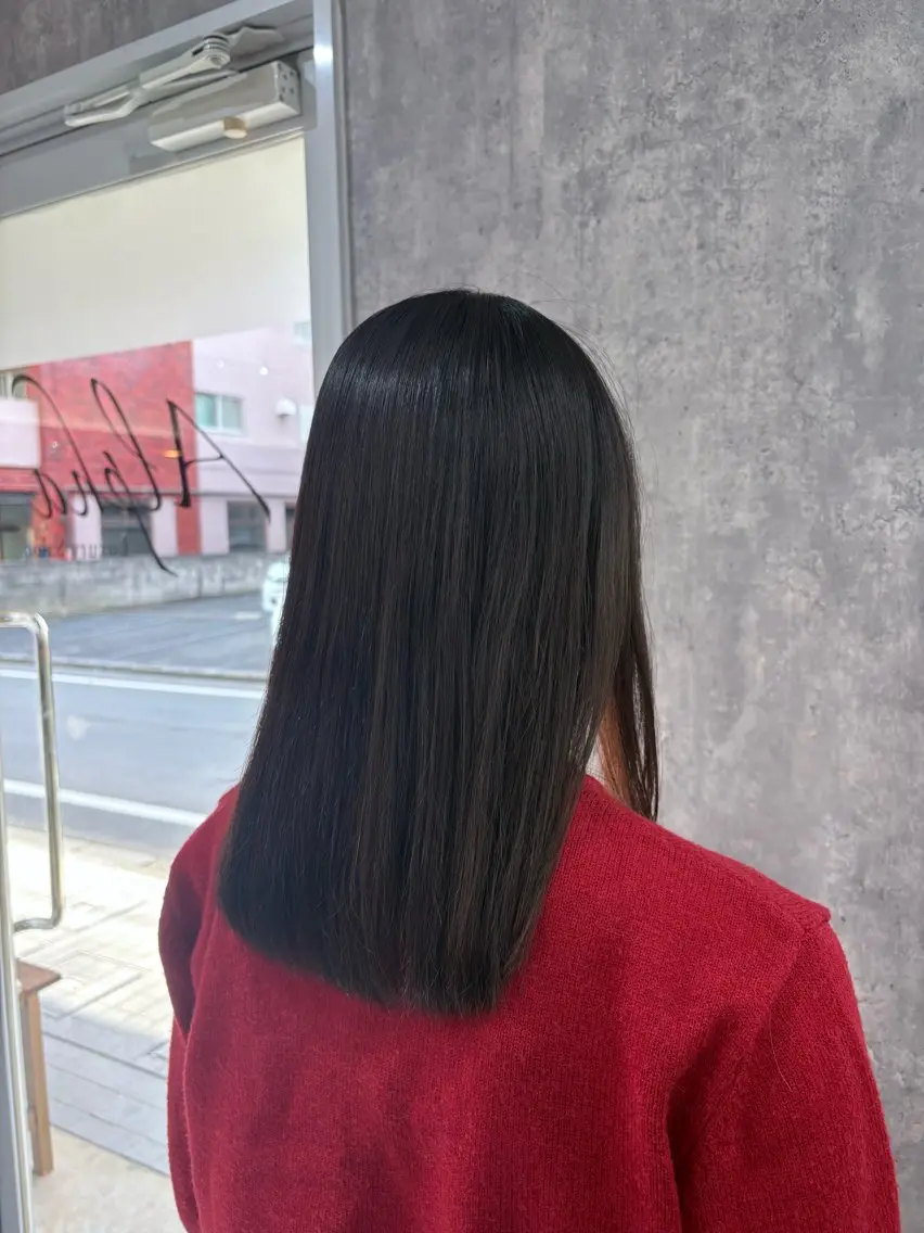 カット 縮毛矯正 alpha松戸 🍓武田さくら🦊のヘアスタイル