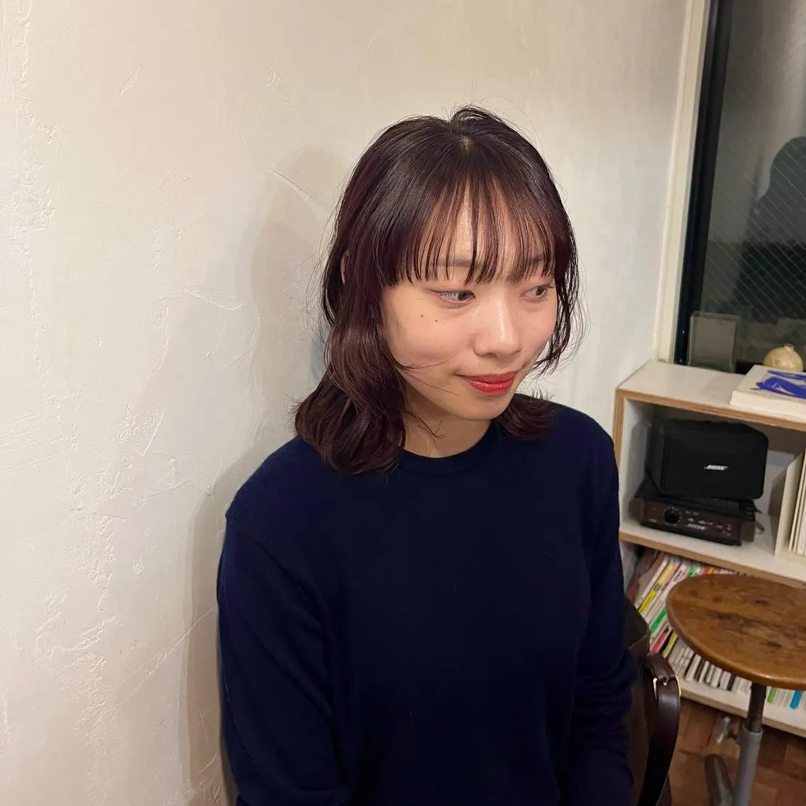 ミディアム カラー カット ヘアカラー 小林 かんなのヘアスタイル