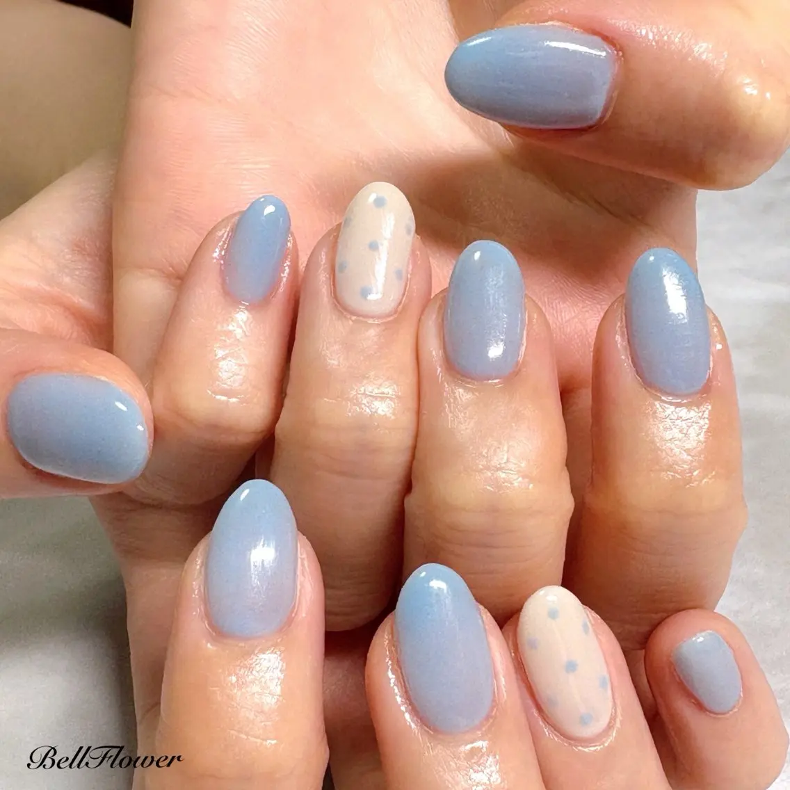 ネイル ハンドネイル Bell Flowerのネイルデザイン
