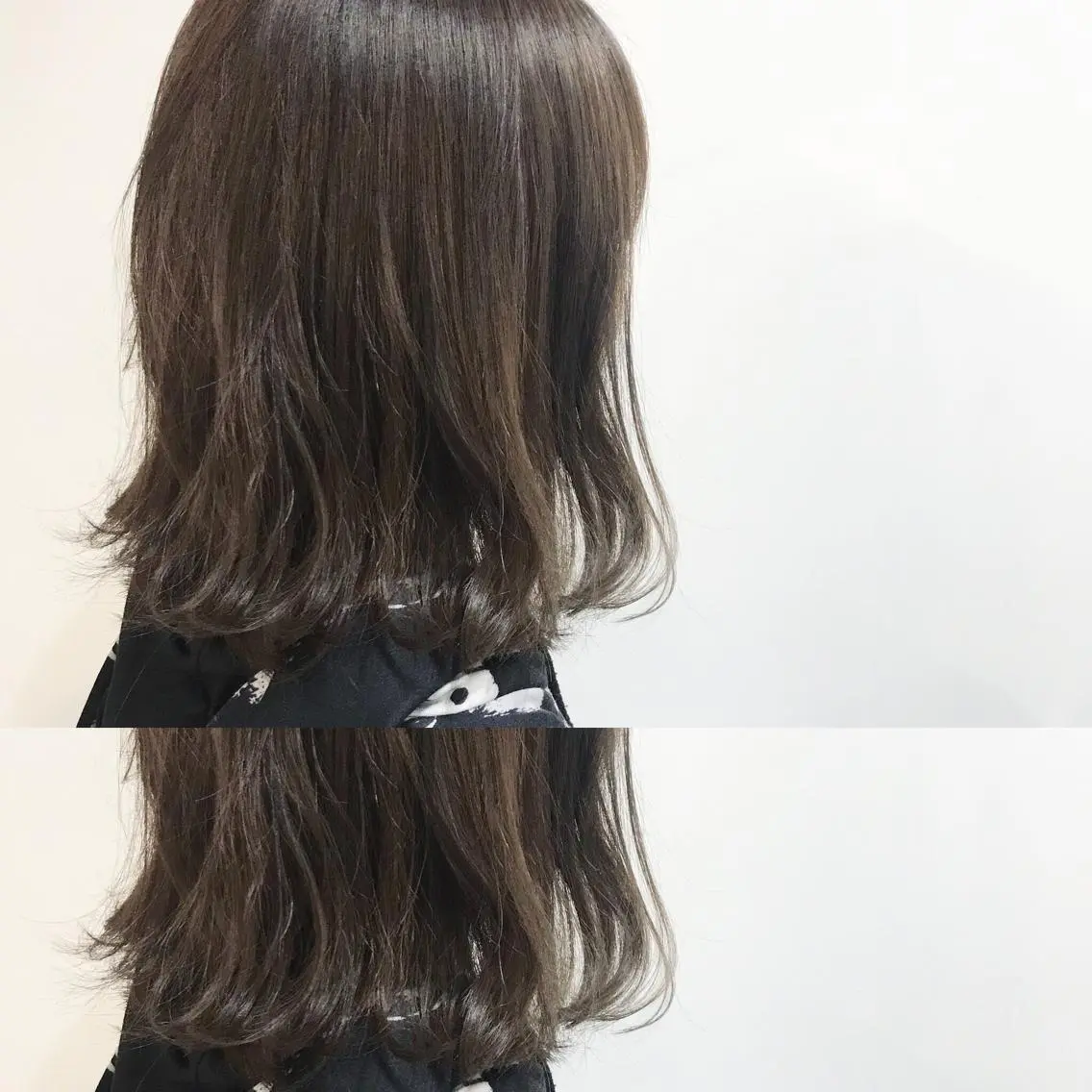 ミディアム カラー ヘアアレンジ ヘアカラー トリートメント 嶋佐 昌大 シマサマオのヘアスタイル