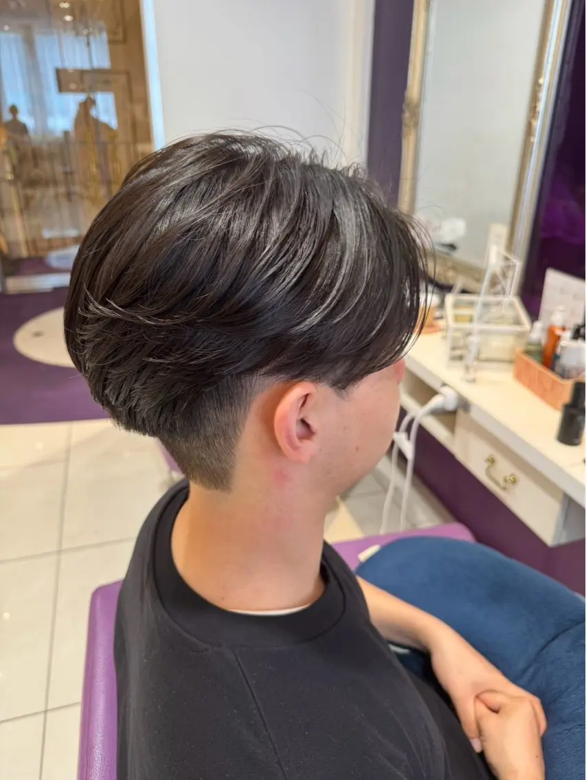 パーマ メンズ 玉置 晴太郎のヘアスタイル