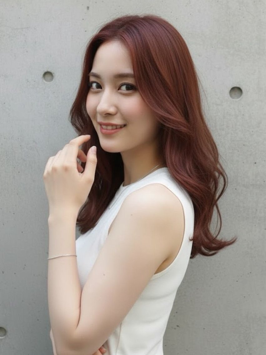 ロング カラー ヘアアレンジ 横山 茂之のヘアスタイル
