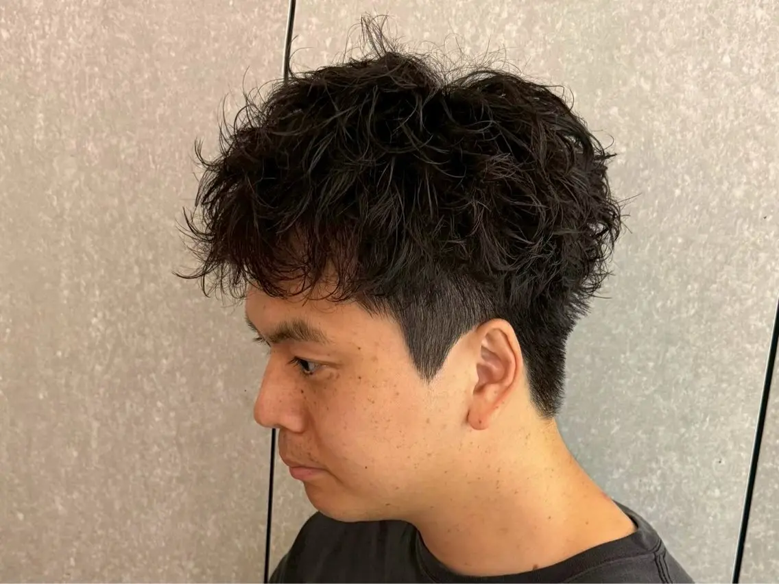 ショート パーマ メンズ 朝ラクパーマ 【SENA】のヘアスタイル