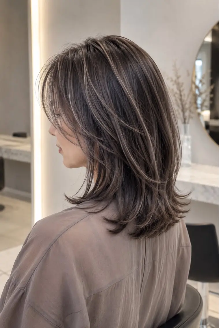 ミディアム カラー 𝐑𝐲𝐮𝐤𝐢 【店長】ALEAPのヘアスタイル