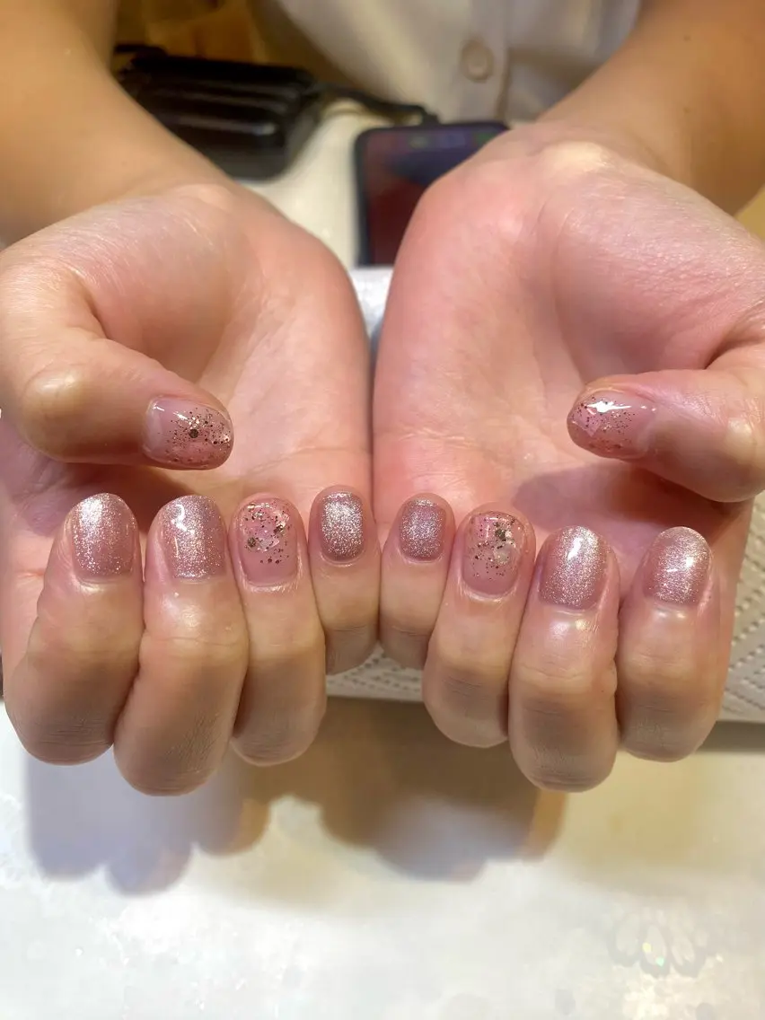 ネイル マグネットネイル ハンドネイル 西川 綾乃のネイルデザイン