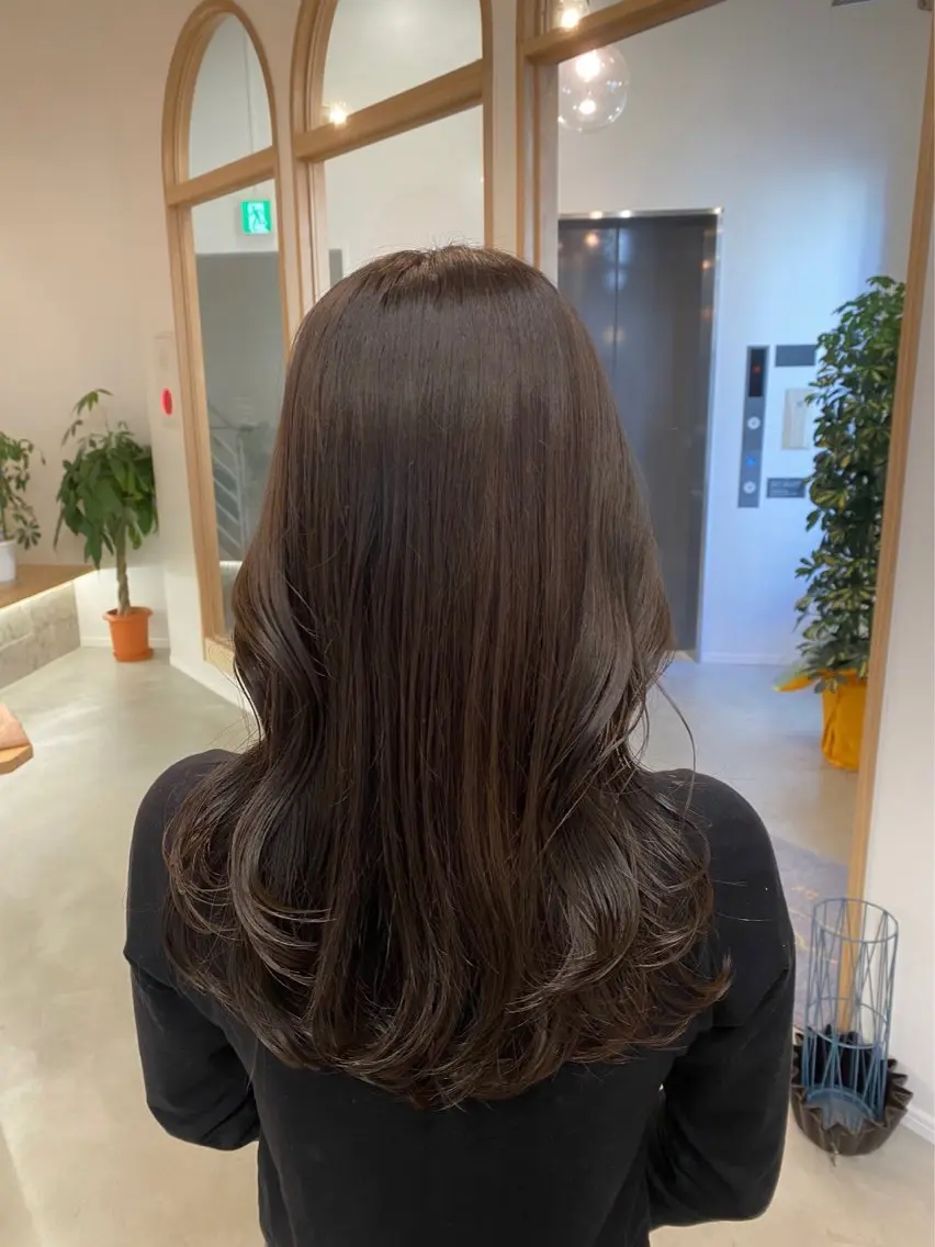 ロング カット トリートメント sanae /透明感カラーのヘアスタイル