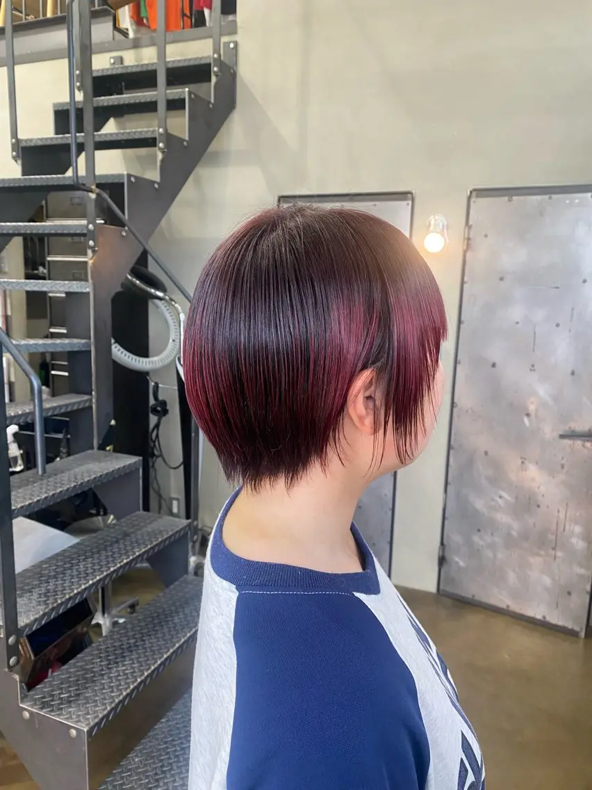 ショート ショートヘア cyan hinaのヘアスタイル