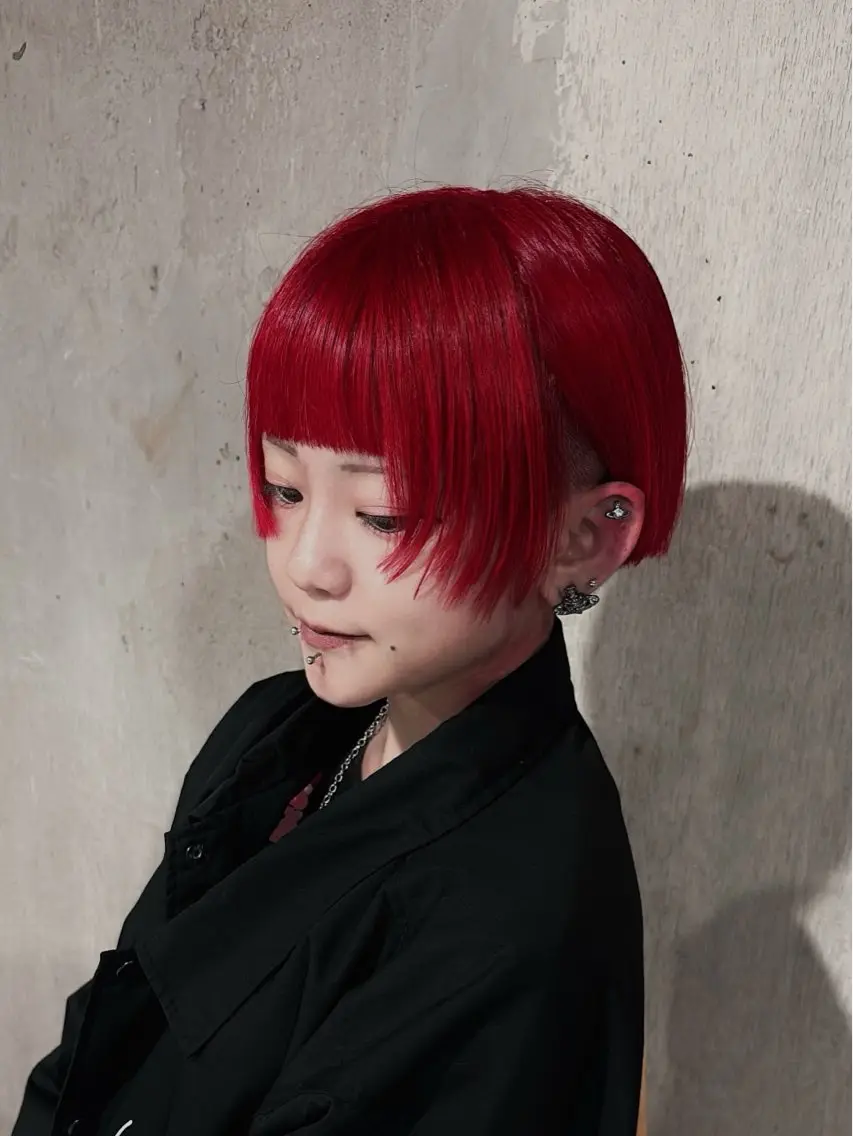 ショート ☠️地雷ギャル職人⚡ りんのヘアスタイル