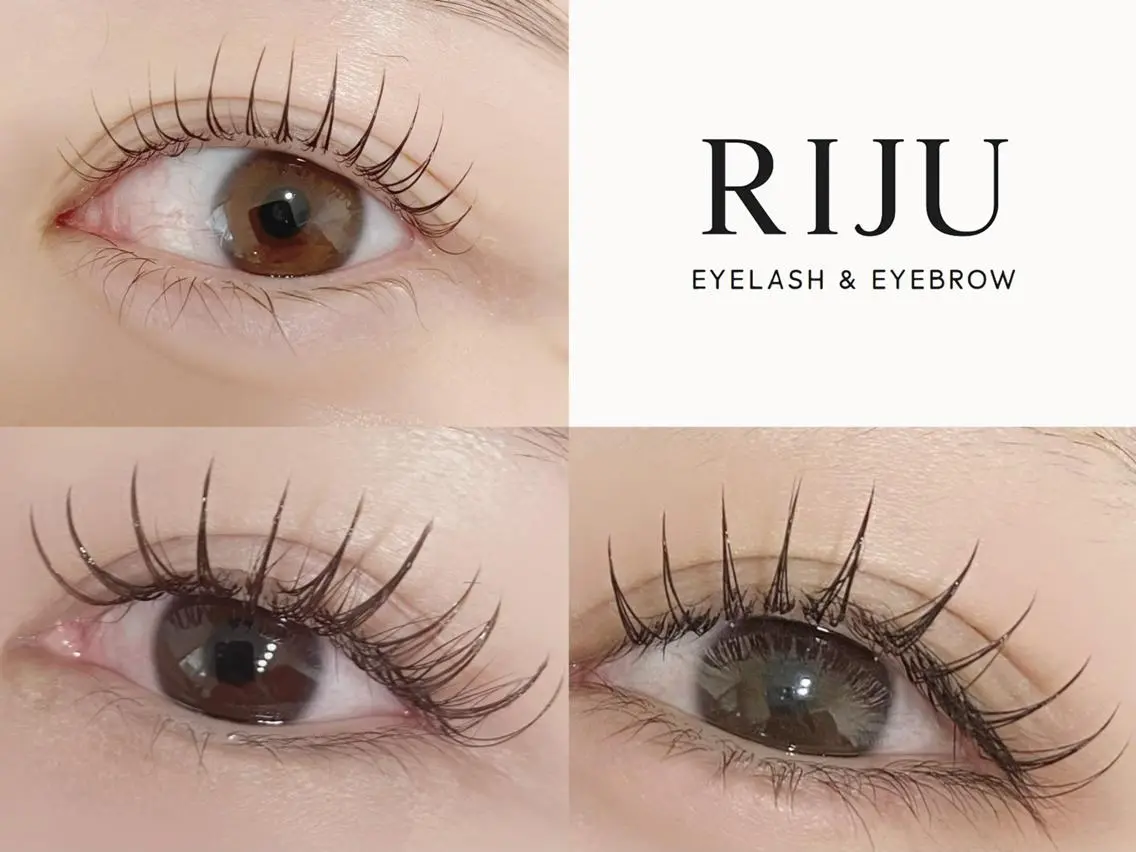 マツエク・マツパ 束感まつ毛 フラットラッシュ ナチュラル 束感まつげ/マツエク 💎渋谷 rieのマツエク・マツパデザイン
