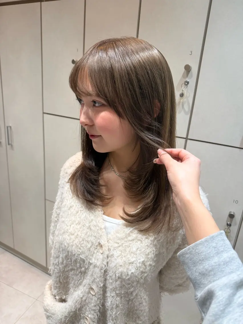 【限定クーポン🔖】カット+ブリーチカラー＋全体カラーの写真