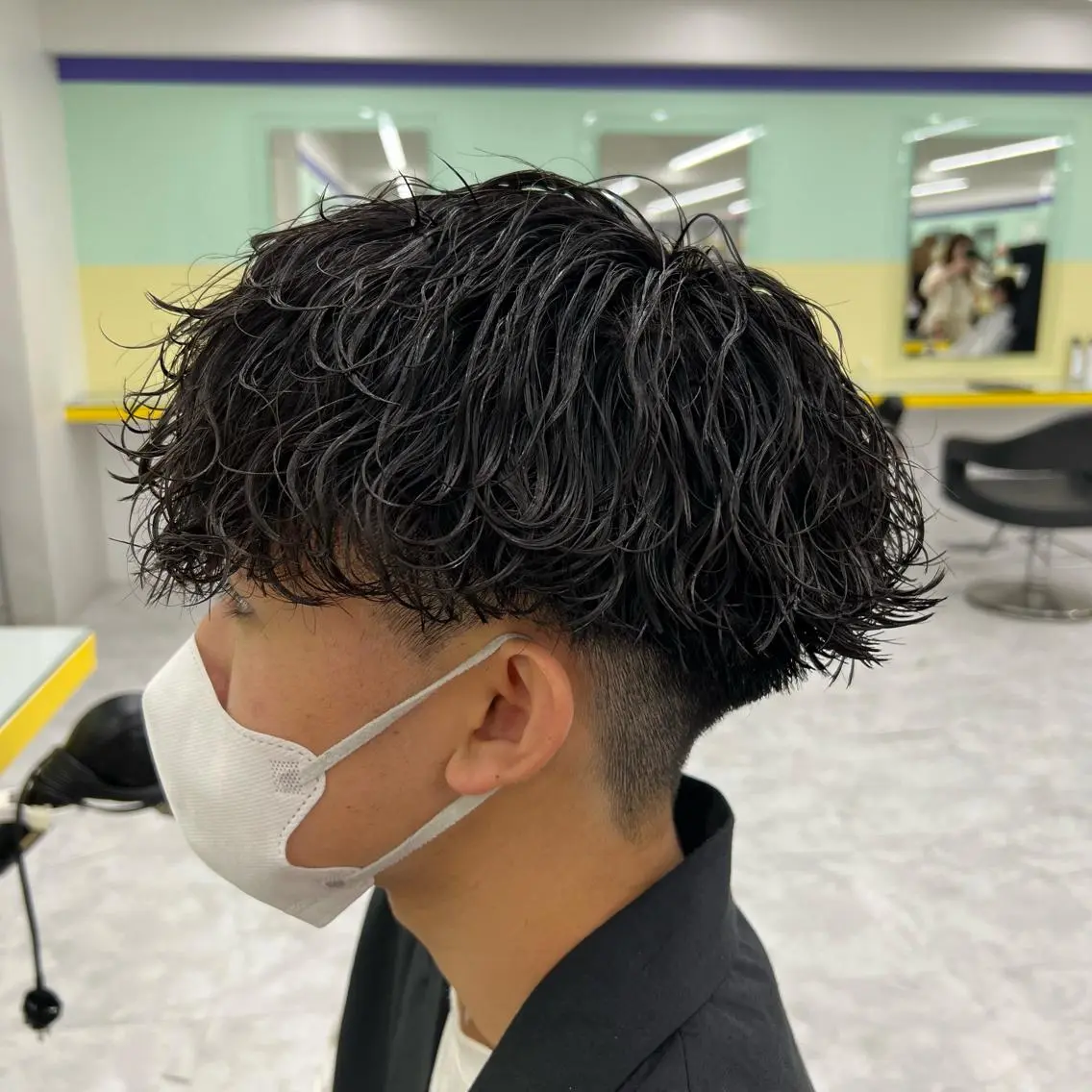 ショート カラー パーマ ヘアアレンジ メンズ キッズ ネイル マツエク・マツパ アイブロウ アップバング センターパート メンズハイライト マッシュ メンズパーマ 🔷横浜1のパーマ 職人🔷将太郎のヘアスタイル