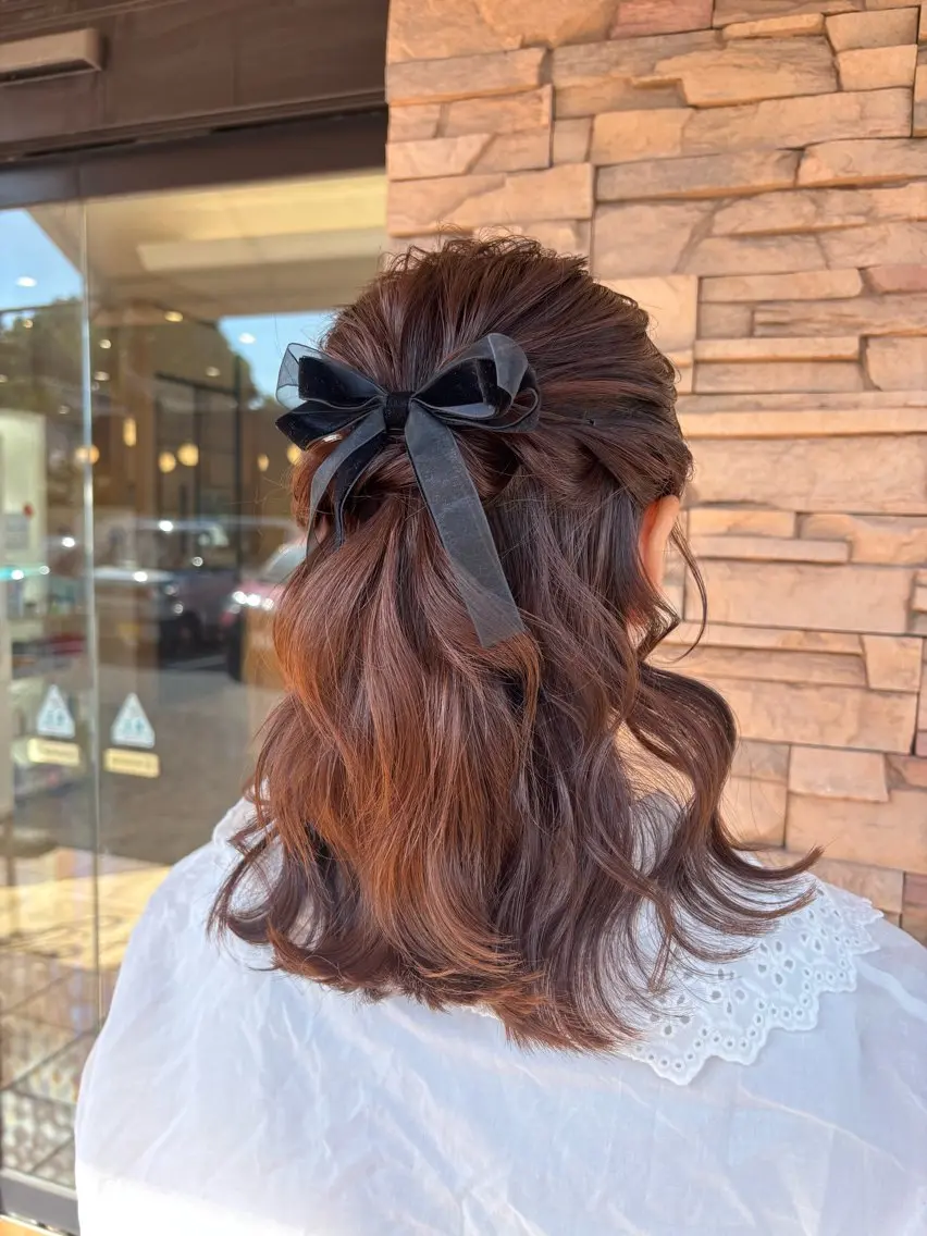 セミロング 光武 歩乃果のヘアスタイル