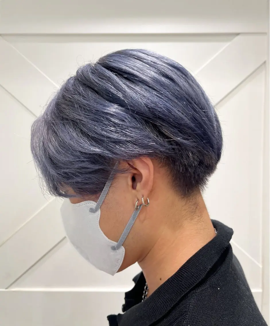 ショート カラー ヘアカラー 韓国レイヤー 暖色カラー/さくらのヘアスタイル