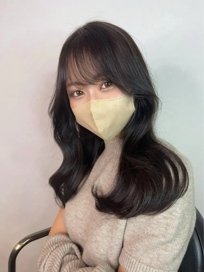 ミディアム カット ヘアカラー トリートメント _WHITE 天神店のヘアスタイル