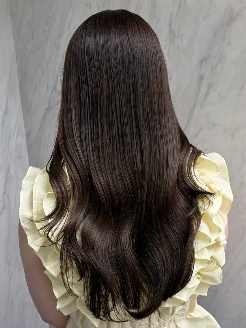 ロング ヘアカラー 🫧透明感カラーピ ンクカラー🫧maiのヘアスタイル