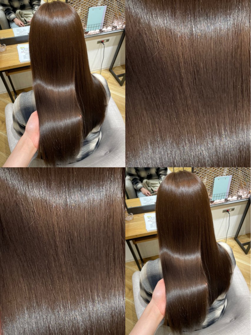 カット➕髪質改善カラー( long+¥1000 , リタッチ-¥1000 )の写真