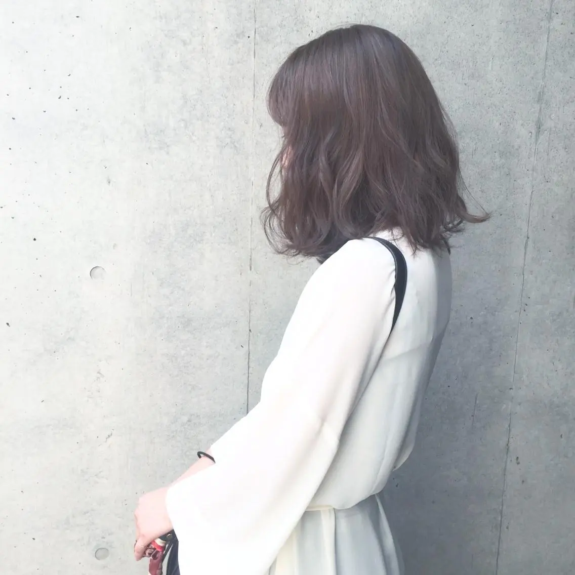 ミディアム カラー カット ヘアカラー トリートメント 井上 美奈子のヘアスタイル
