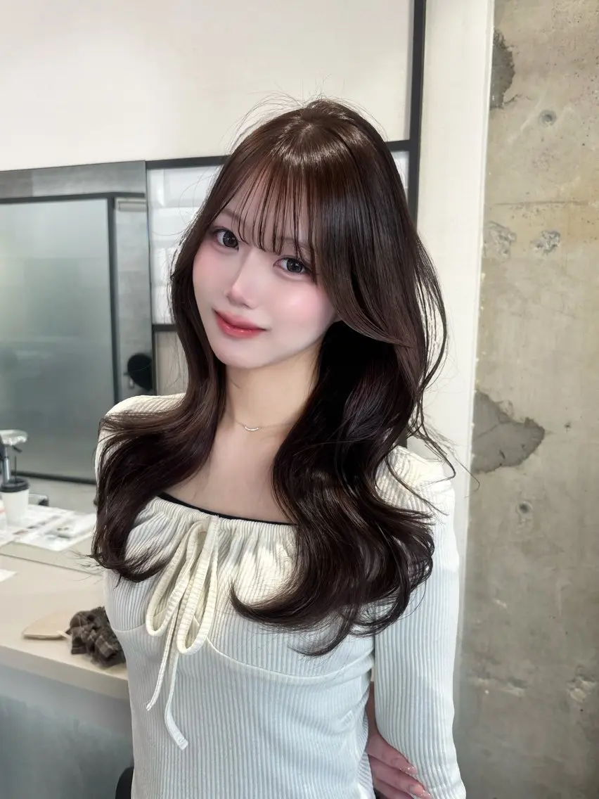 【お出かけ前に🎀💓】トレンドヘア巻き下ろし💗の写真