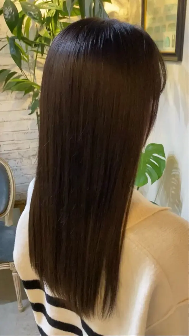 【髪質改善】縮毛矯正＋内部補修TRの写真